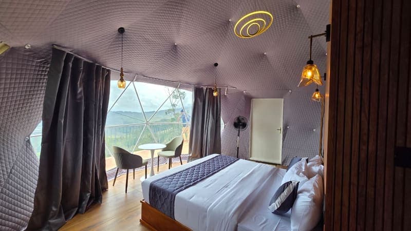 Tentvilla Resort — Kolukkumalai Luxurious Geodesic Domes Exterior