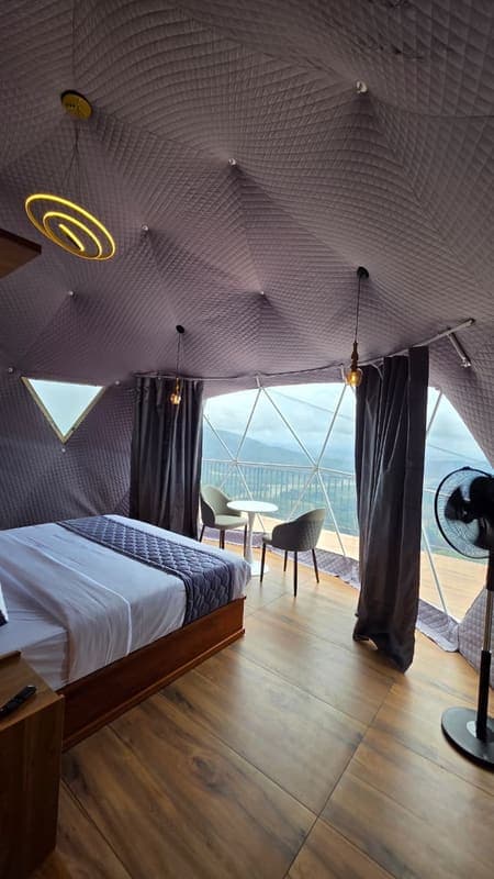 Tentvilla Resort — Kolukkumalai Luxurious Geodesic Domes View